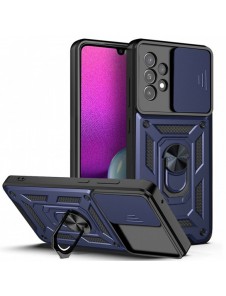 Hybrid Armor Camshield-fodral till Samsung Galaxy A53 5G pansarfodral med kameraskydd blå
