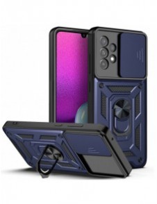 Hybrid Armor Camshield-fodral till Samsung Galaxy A53 5G pansarfodral med kameraskydd blå