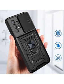 Hybrid Armor Camshield-fodral till Samsung Galaxy A53 5G pansarfodral med kameraskydd blå