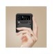 Hybrid Armor Camshield fodral till Samsung Galaxy Z Flip 4 pansarfodral med kamerafodral svart
