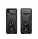 Hybrid Armor Camshield fodral till Samsung Galaxy Z Flip 4 pansarfodral med kamerafodral svart