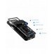 Hybrid Armor Camshield fodral till Samsung Galaxy Z Flip 4 pansarfodral med kamerafodral svart
