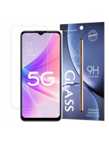 Härdat glas Oppo A77 4G / A57 4G / A57s / A57e 9H hårdhet (förpackning - fodral)