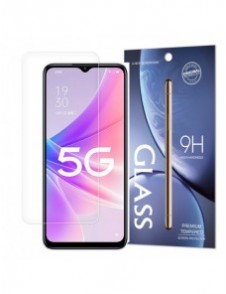 Härdat glas Oppo A77 4G / A57 4G / A57s / A57e 9H hårdhet (förpackning - fodral)