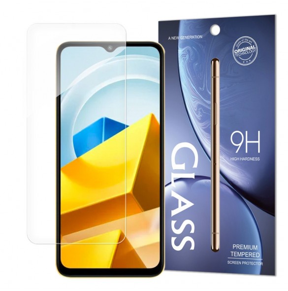 Härdat glas Xiaomi Poco M5 härdat glas 9H hårdhet (förpackning - kuvert)