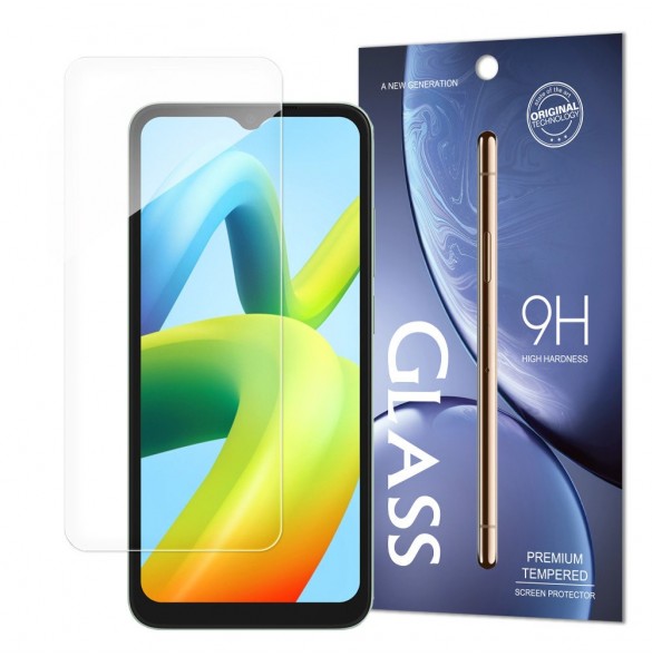Härdat glas Xiaomi Redmi A1 härdat glas 9H hårdhet (förpackning - kuvert)