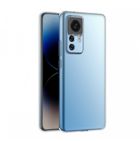 Ultra Clear 0,5 mm fodral för Xiaomi 12T Pro / Xiaomi 12T tunt fodral genomskinligt
