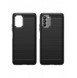 Carbon Case skal för Nokia G400 flexibelt silikon kolfodral svart