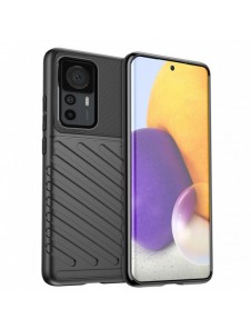 Thunder Case fodral för Xiaomi 12T Pro / Xiaomi 12T silikon pansarfodral svart