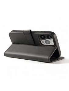 Magnetfodral fodral för Oppo A17 flipfodral plånboksställ svart