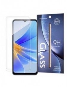 Standard härdat glaskuvert härdat glas för Oppo A17 9H