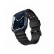 Rem Trippelskydd Apple Watch SE-rem, 9, 8, 7, 6, 5, 4, 3, 2, 1 (41, 40, 38 mm) armband svart