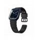 Rem Trippelskydd Apple Watch SE-rem, 9, 8, 7, 6, 5, 4, 3, 2, 1 (41, 40, 38 mm) armband svart