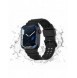 Rem Trippelskydd Apple Watch SE-rem, 9, 8, 7, 6, 5, 4, 3, 2, 1 (41, 40, 38 mm) armband svart
