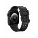 Rem Trippelskydd Apple Watch SE-rem, 9, 8, 7, 6, 5, 4, 3, 2, 1 (41, 40, 38 mm) armband svart