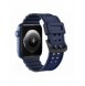 Rem Trippelskydd Apple Watch SE-rem, 9, 8, 7, 6, 5, 4, 3, 2, 1 (41, 40, 38 mm) armband marinblått