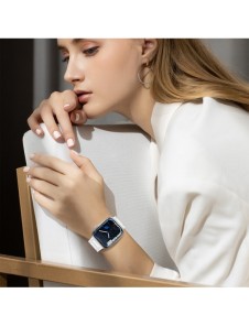 Rem Trippelskydd Apple Watch SE-rem, 9, 8, 7, 6, 5, 4, 3, 2, 1 (41, 40, 38 mm) armband grönt