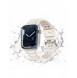 Rem Trippelskydd Apple Watch SE-rem, 9, 8, 7, 6, 5, 4, 3, 2, 1 (41, 40, 38 mm) armband beige