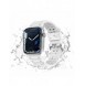 Rem Trippelskydd Apple Watch SE-rem, 9, 8, 7, 6, 5, 4, 3, 2, 1 (41, 40, 38 mm) armband vit