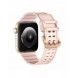 Rem Trippelskydd Apple Watch SE-rem, 9, 8, 7, 6, 5, 4, 3, 2, 1 (41, 40, 38 mm) armband rosa