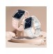 Rem Trippelskydd Apple Watch SE-rem, 9, 8, 7, 6, 5, 4, 3, 2, 1 (41, 40, 38 mm) armband rosa