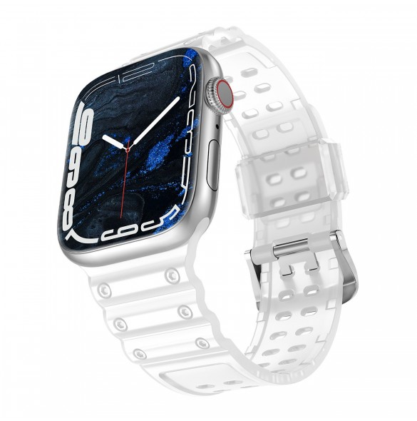 Rem Trippelskydd Apple Watch SE Band, 9, 8, 7, 6, 5, 4, 3, 2, 1 (41, 40, 38 mm) Armband Transparent