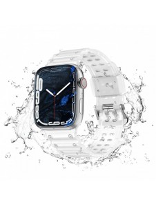Rem Trippelskydd Apple Watch SE Band, 9, 8, 7, 6, 5, 4, 3, 2, 1 (41, 40, 38 mm) Armband Transparent