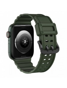 Rem Trippelskydd Apple Watch Ultra, SE, 9, 8, 7, 6, 5, 4, 3, 2, 1 (49, 45, 44, 42 mm) bandarmband grönt