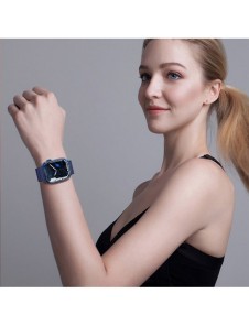 Rem Trippelskydd Apple Watch Ultra, SE, 9, 8, 7, 6, 5, 4, 3, 2, 1 (49, 45, 44, 42 mm) armband beige