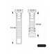 Rem Trippelskydd Apple Watch Ultra, SE, 9, 8, 7, 6, 5, 4, 3, 2, 1 (49, 45, 44, 42 mm) bandarmband rosa