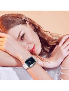 Rem Trippelskydd Apple Watch Ultra, SE, 9, 8, 7, 6, 5, 4, 3, 2, 1 (49, 45, 44, 42 mm) bandarmband rosa