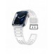 Rem Trippelskydd Apple Watch Ultra Band, SE, 9, 8, 7, 6, 5, 4, 3, 2, 1 (49, 45, 44, 42 mm) Armband Transparent