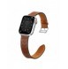 Armband Läderarmband Apple Watch SE, 9, 8, 7, 6, 5, 4, 3, 2, 1 (41, 40, 38 mm) armband brunt