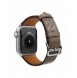 Armband Läderarmband Apple Watch SE, 9, 8, 7, 6, 5, 4, 3, 2, 1 (41, 40, 38 mm) bandarmband mörkbrunt