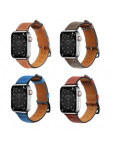 Armband Läderarmband Apple Watch SE, 9, 8, 7, 6, 5, 4, 3, 2, 1 (41, 40, 38 mm) armband rött