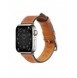Armband Läderarmband Apple Watch Ultra, SE, 9, 8, 7, 6, 5, 4, 3, 2, 1 (49, 45, 44, 42 mm) bandarmband brunt
