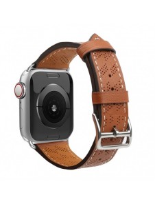 Armband Läderarmband Apple Watch Ultra, SE, 9, 8, 7, 6, 5, 4, 3, 2, 1 (49, 45, 44, 42 mm) bandarmband brunt