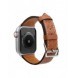 Armband Läderarmband Apple Watch Ultra, SE, 9, 8, 7, 6, 5, 4, 3, 2, 1 (49, 45, 44, 42 mm) bandarmband brunt