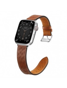 Armband Läderarmband Apple Watch Ultra, SE, 9, 8, 7, 6, 5, 4, 3, 2, 1 (49, 45, 44, 42 mm) bandarmband brunt