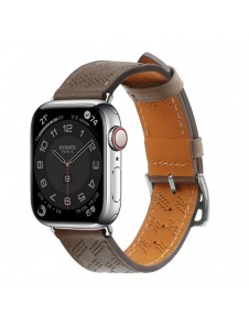 Armband Läderarmband Apple Watch Ultra, SE, 9, 8, 7, 6, 5, 4, 3, 2, 1 (49, 45, 44, 42 mm) bandarmband mörkbrunt