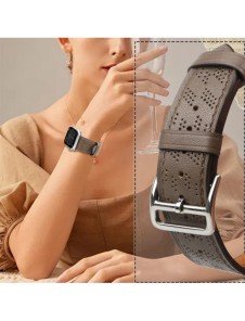 Armband Läderarmband Apple Watch Ultra, SE, 9, 8, 7, 6, 5, 4, 3, 2, 1 (49, 45, 44, 42 mm) bandarmband mörkbrunt