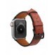Armband Läderarmband Apple Watch Ultra, SE, 9, 8, 7, 6, 5, 4, 3, 2, 1 (49, 45, 44, 42 mm) bandarmband rött