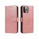 Magnetfodral för Samsung Galaxy A34 5G skal med flip plånboksställ Rosa