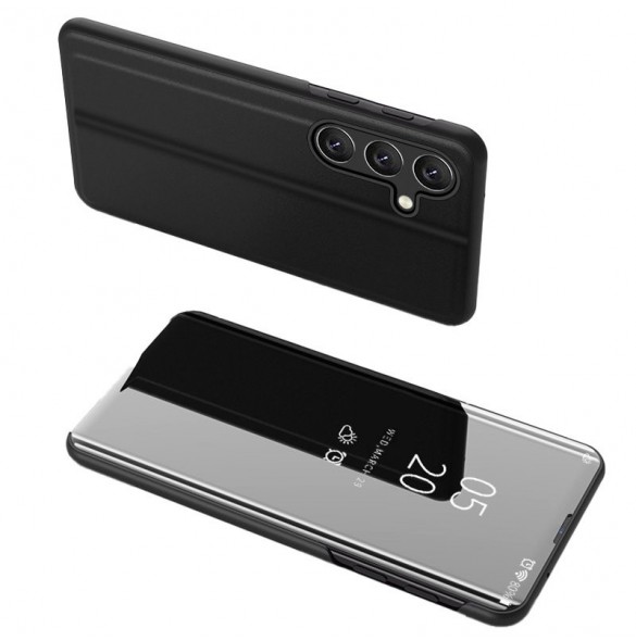 Clear View Fodral fodral för Samsung Galaxy A54 5G flip fodral svart
