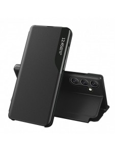 Eco Leather View Case-fodral till Samsung Galaxy A54 5G med ett flipstativ svart