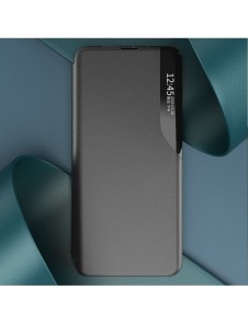 Eco Leather View Case-fodral till Samsung Galaxy A54 5G med ett flipstativ svart