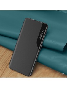Eco Leather View Case-fodral till Samsung Galaxy A54 5G med ett flipstativ svart