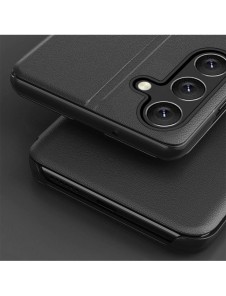 Eco Leather View Case-fodral till Samsung Galaxy A54 5G med ett flipstativ svart