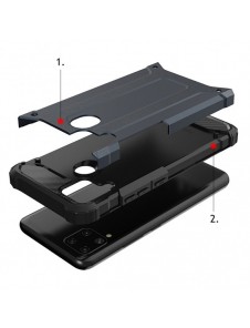 Hybrid Armor fodral för Realme 10 5G / Realme 9i 5G pansarhybridfodral svart