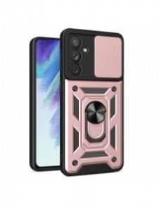 Hybrid Armor Camshield-fodral till Samsung Galaxy A54 5G pansarfodral med kamerafodral rosa
